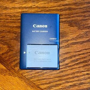 Canon Battery Charger & Rechargeable Battery For Canon NB-5L 3.7V 1120mAH